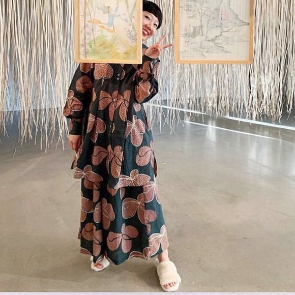 SEEK COLLECTIVE SONIA SHIRT DRESS HILMA PRINT - Picture 3 of 9